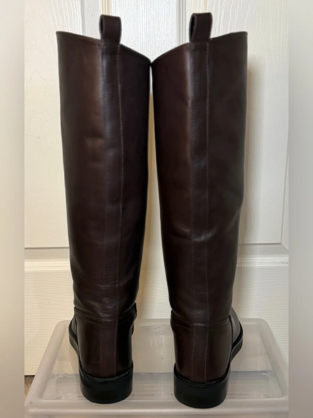 ASOS NWT Cheltenham Leather Knee Boots in Brown, Size: 8